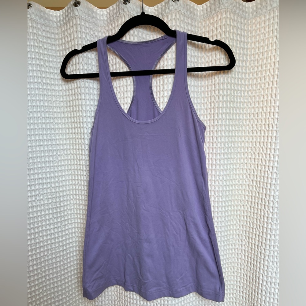 Pretty purple workout top by Lululemon size 4/6